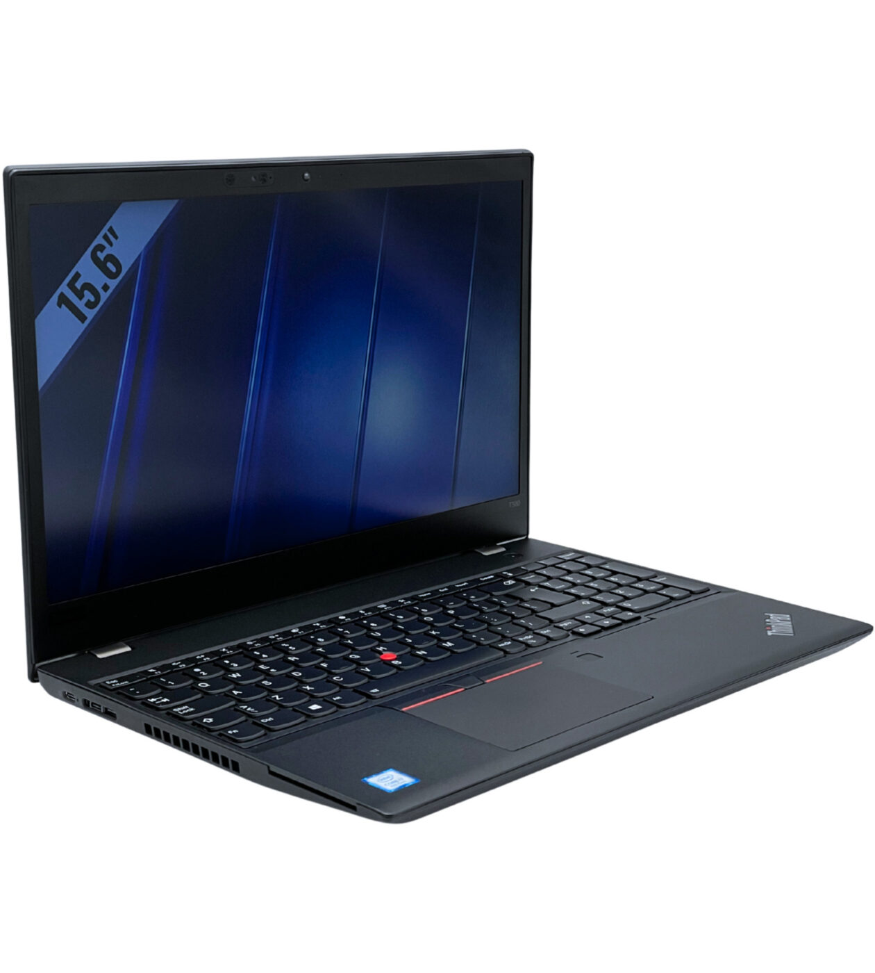 Lenovo ThinkPad T580 widok z lewej strony pod kątem porty USB-C i dokowania