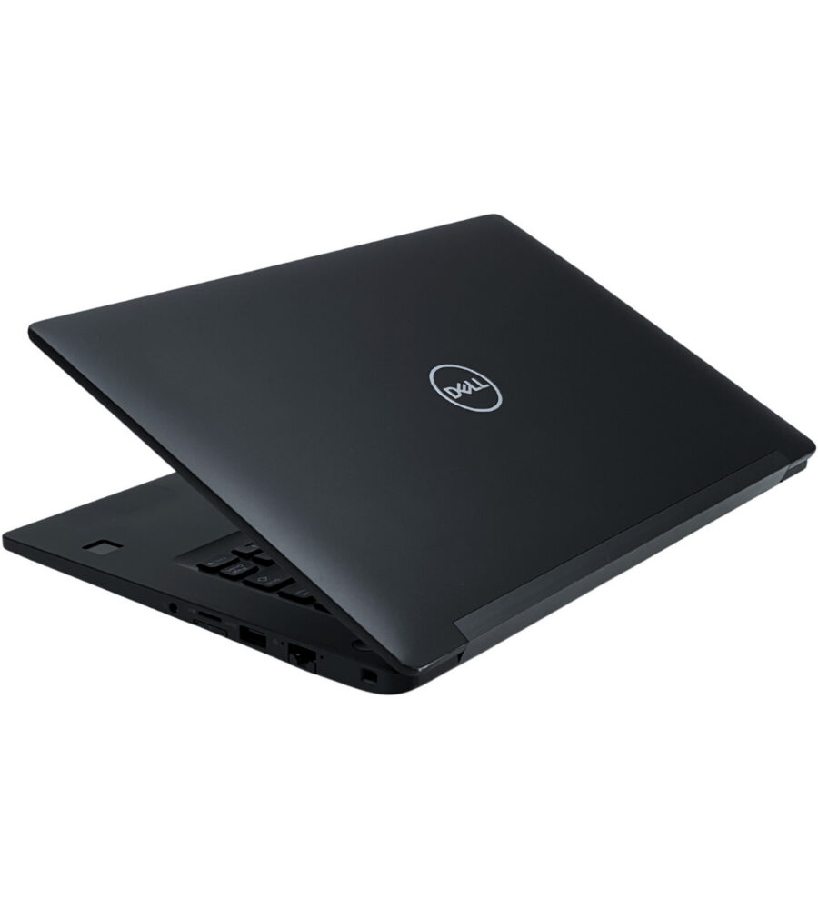 Dell Latitude 7490 – zamknięta klapa górna Dell Latitude 7490 widok z góry na zamkniętą klapę matrycy z logo Dell