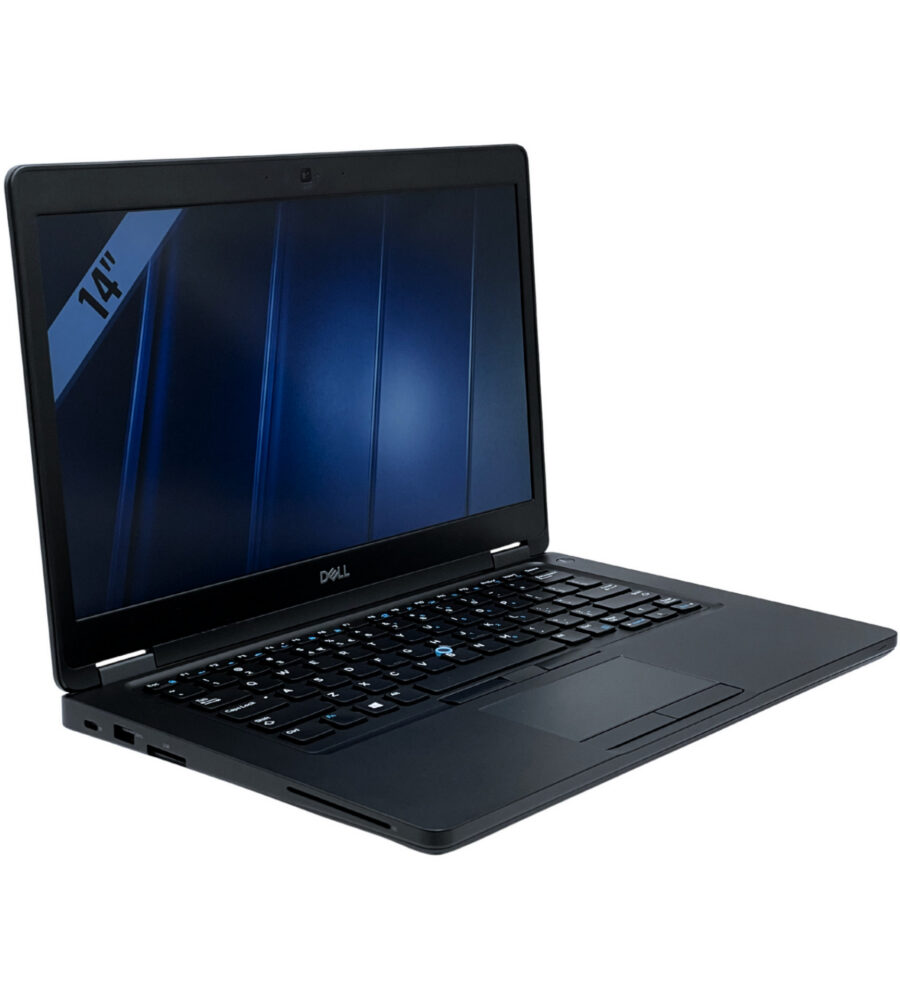 Dell Latitude 5490 widok z lewej strony pod kątem solidna obudowa klasy biznes