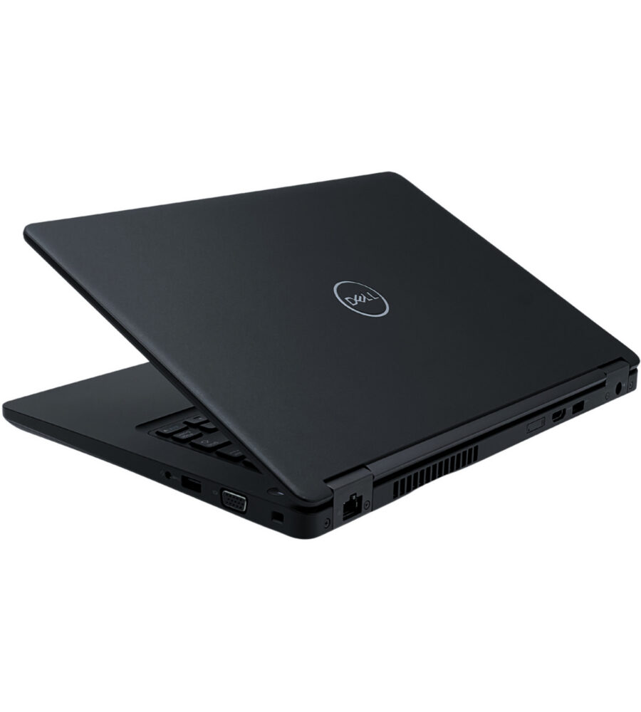 Dell Latitude 5490 zamknięta pokrywa matowa z charakterystycznym logo Dell