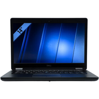 Laptop Dell Latitude 5490 widok od przodu z otwartym matowym ekranem Full HD IPS
