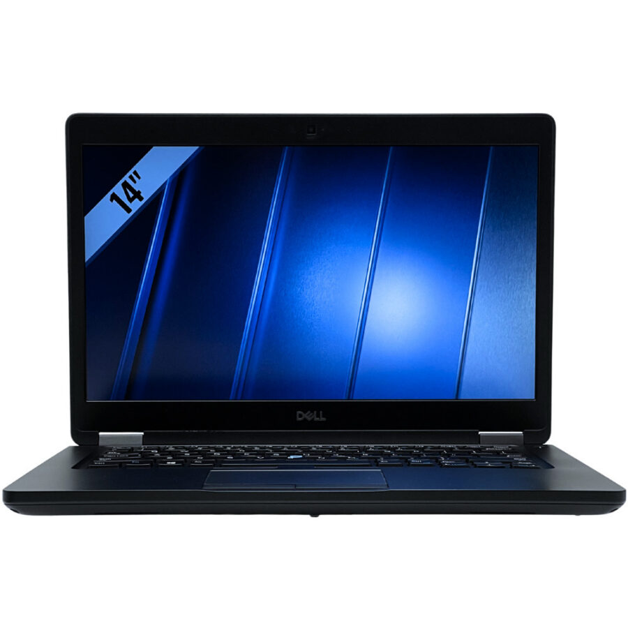Laptop Dell Latitude 5490 widok od przodu z otwartym matowym ekranem Full HD IPS