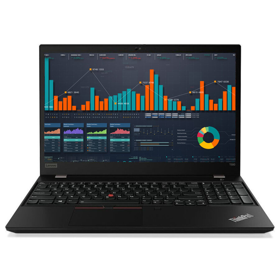 Lenovo ThinkPad T590 - Niezawodność i wydajność w podróży Odkryj smukły i lekki laptop Lenovo ThinkPad T590, stworzony dla mobilnych profesjonalistów, którzy potrzebują niezawodnego narzędzia do pracy.