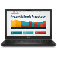 Dell Latitude 5590: Wydajny i bezpieczny laptop biznesowy Szukasz laptopa biznesowego, który łączy w sobie wysoką wydajność, bezpieczeństwo i komfort użytkowania? Dell Latitude 5590 to idealny wybór dla Ciebie. Ten notebook z procesorem Intel Core i5 8. generacji poradzi sobie z każdym zadaniem biznesowym, a jego wyświetlacz Full HD o przekątnej 15 cali zapewni Ci komfortową pracę.