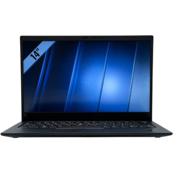 Lenovo ThinkPad X1 Carbon G7 – widok od przodu Lenovo ThinkPad X1 Carbon G7 widok od przodu z otwartym ekranem Full HD