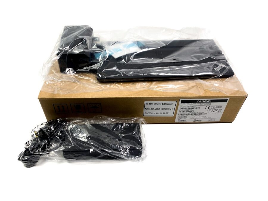 Stacja dokująca Lenovo 40AJ Lenovo Stacja dokująca (40AJ0135EU) USB C BOX NEW + Zasilacz