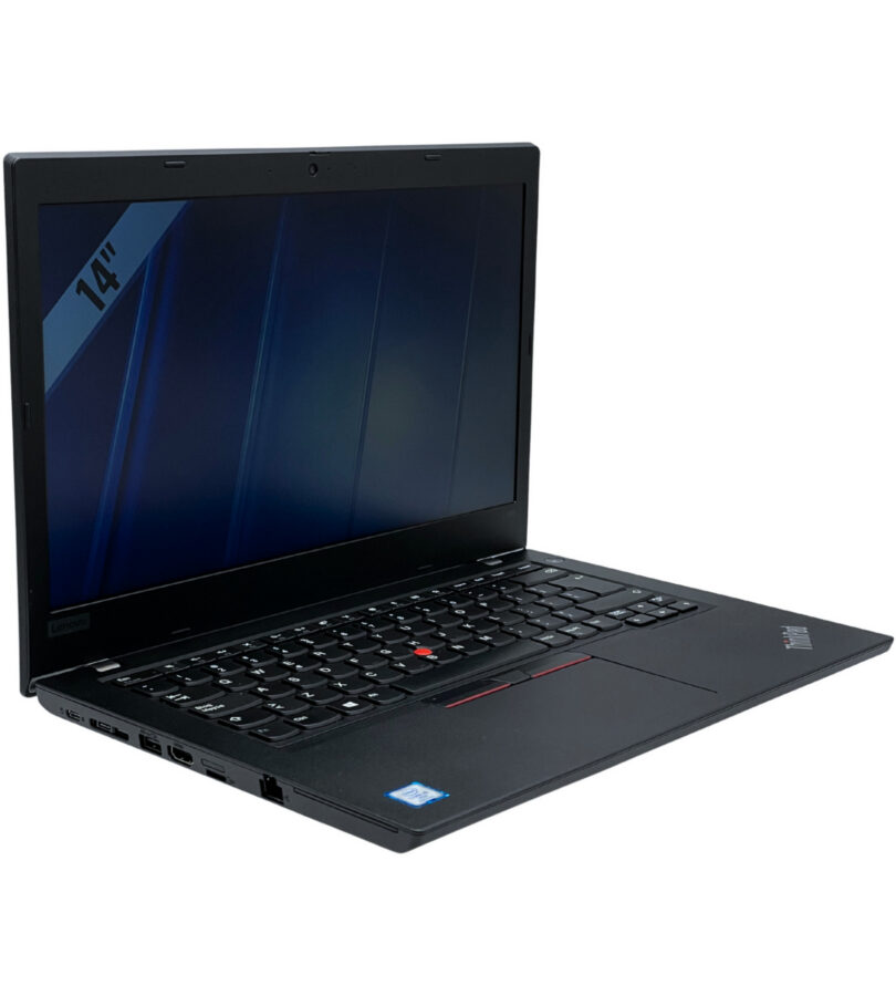 Lenovo ThinkPad L480 lewy bok widok pod kątem złącza