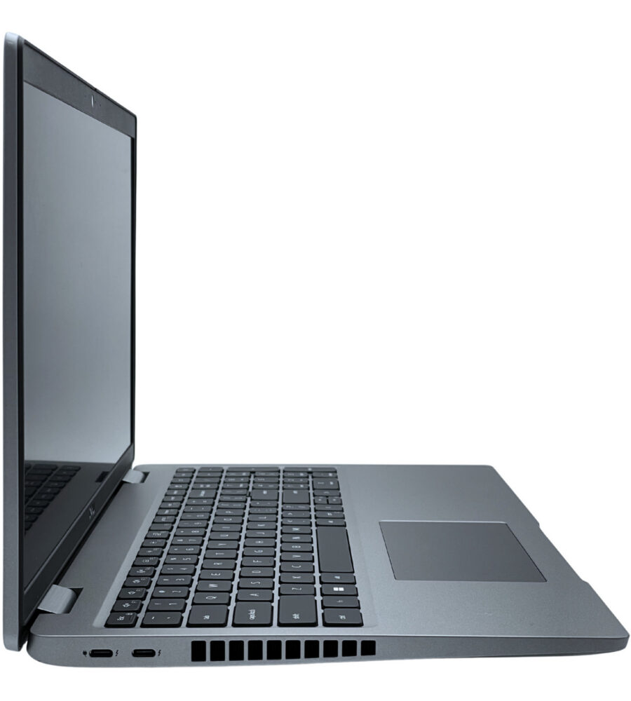 Dell Precision 3570 widok z lewej strony zbliżenie na porty USB-C i zasilanie