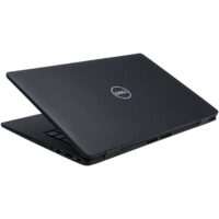 Dell Latitude 7430 – zamknięta pokrywa matrycy Zamknięta obudowa Dell Latitude 7430 z włókna węglowego z logo marki widok z góry
