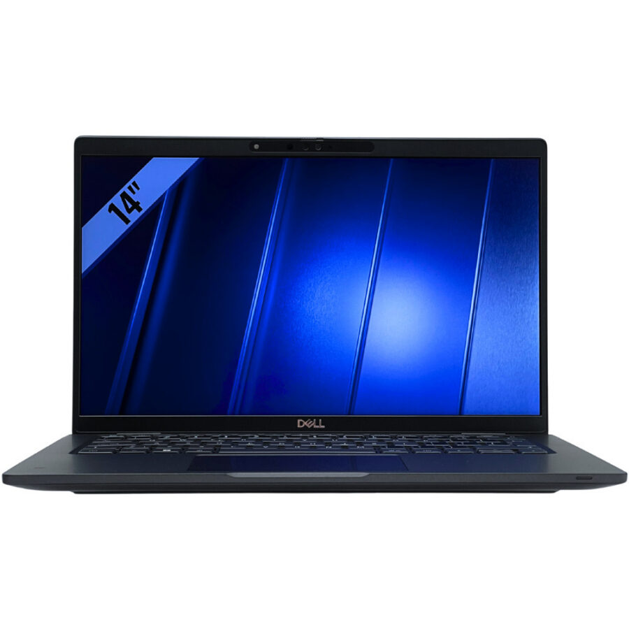 Dell Latitude 7430 – widok od przodu laptopa Laptop poleasingowy Dell Latitude 7430 widok od przodu z otwartym ekranem Full HD