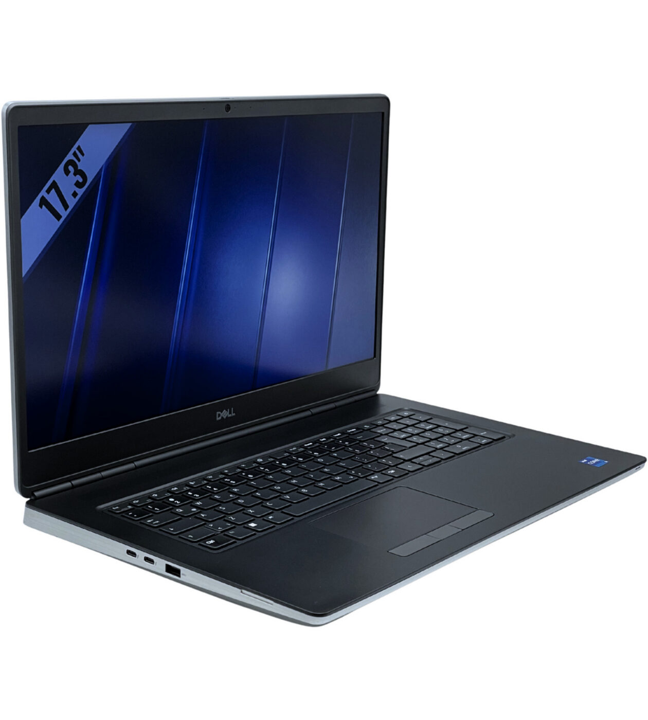 Dell Precision 7760 widok pod kątem z lewej strony