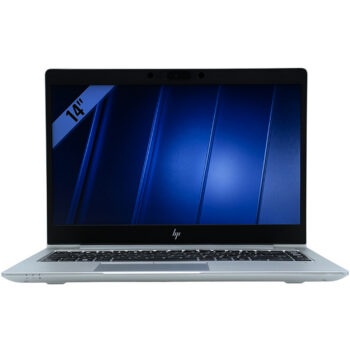 HP EliteBook 840 G6 widok od przodu z otwartym ekranem