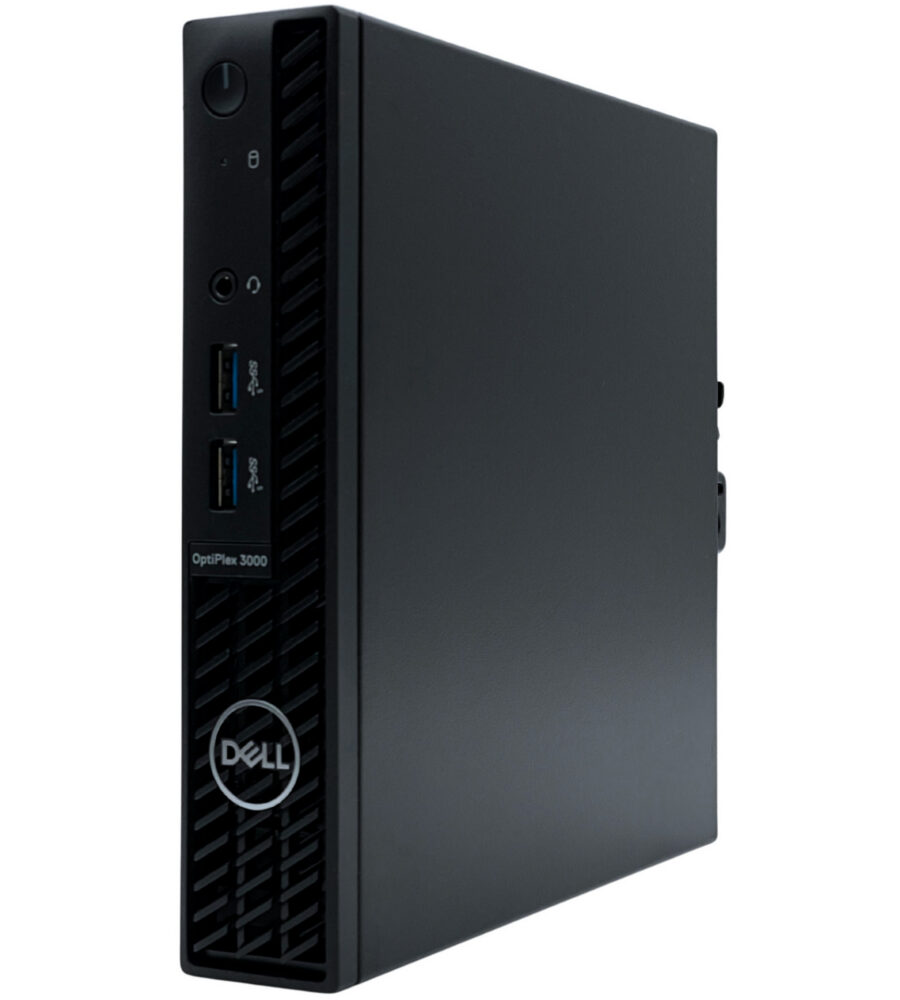 Dell Optiplex 3000 MFF widok obudowy z prawej strony pod kątem