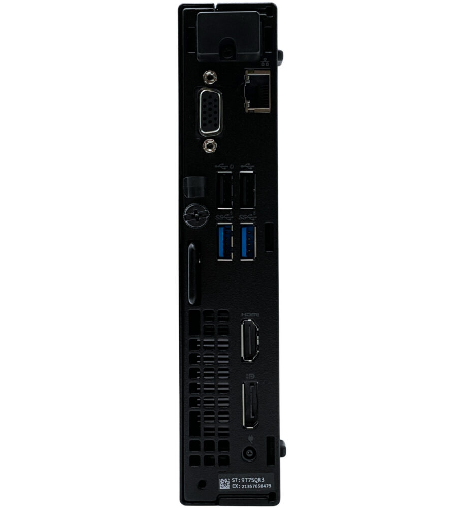 Dell Optiplex 3000 MFF panel tylny złącza i porty