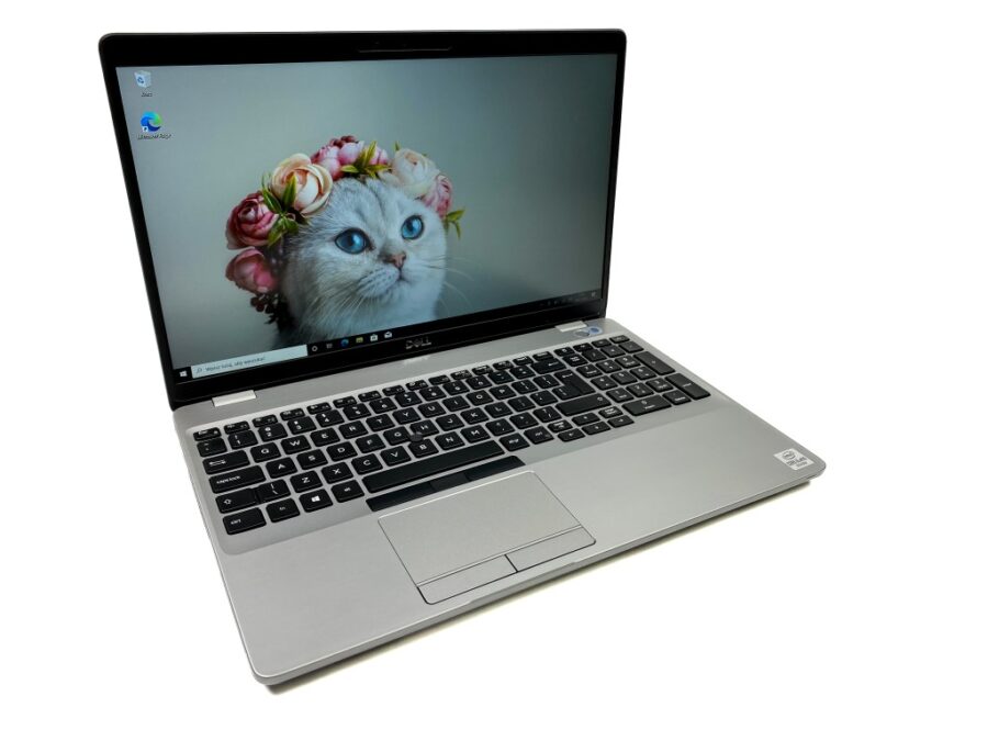Srebrny laptop biznesowy Dell Latitude 5510