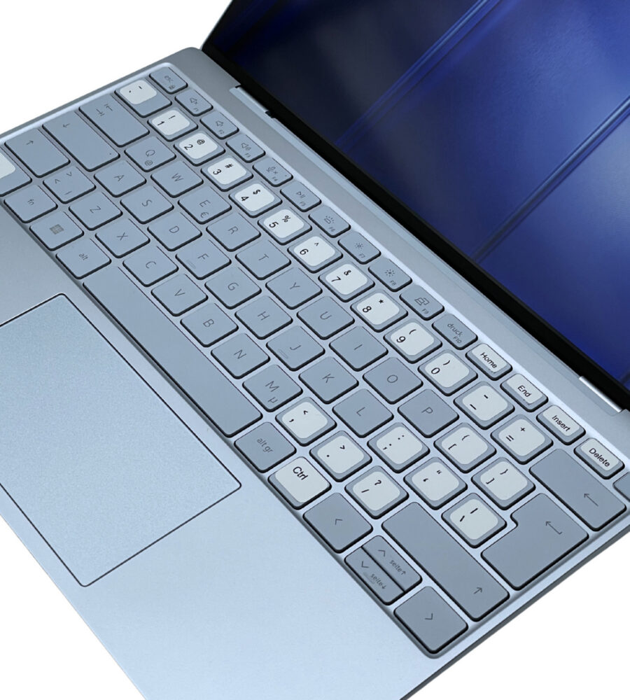 Dell XPS 13 9315 ergonomiczna klawiatura wyspowa i precyzyjny touchpad