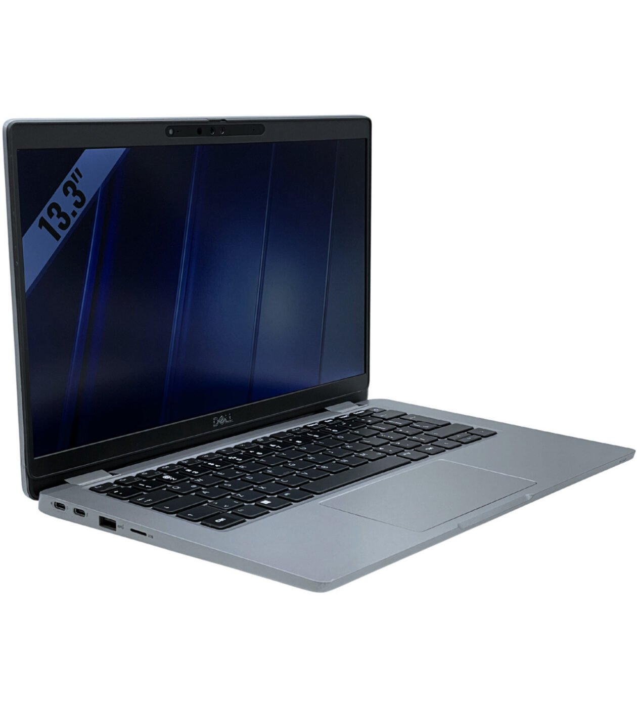 Dell Latitude 5330 widok z lewej strony pod kątem z widocznymi portami