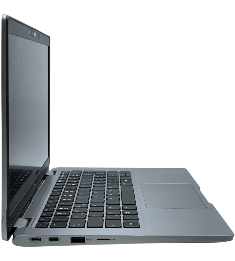 Dell Latitude 5330 – lewy bok laptopa Dell Latitude 5330 profil z lewej strony porty Thunderbolt