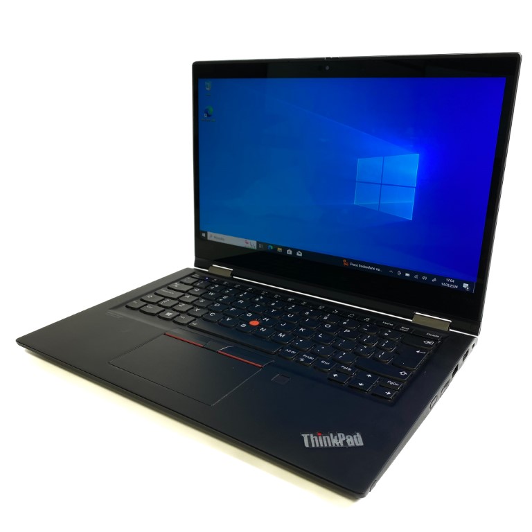 ThinkPad X13 Yoga G1 to wszechstronny laptop konwertowalny, idealny dla profesjonalistów potrzebujących elastycznego narzędzia pracy. Wyposażony w procesor Intel Core i5-10310U, 16GB pamięci RAM oraz 512GB dysk SSD, ten laptop oferuje imponującą wydajność w kompaktowej formie. Zintegrowana karta graficzna Intel UHD zapewnia doskonałą jakość obrazu na 13,3-calowym ekranie Full HD, który można przekształcić w tablet lub używać w trybie namiotowym.