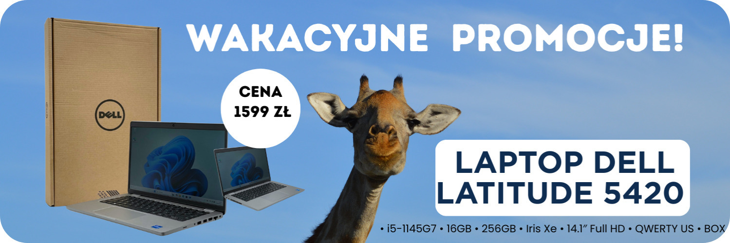 Laptop Dell Latitude 5420 • i5-1145G7 • 16GB • 256GB • Iris Xe • 14.1″ Full HD • QWERTY US • BOX