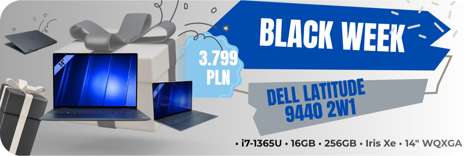 Laptop Dell Latitude 9440 2w1 • i7-1365U • 16GB • 256GB • Iris Xe • 14″ WQXGA