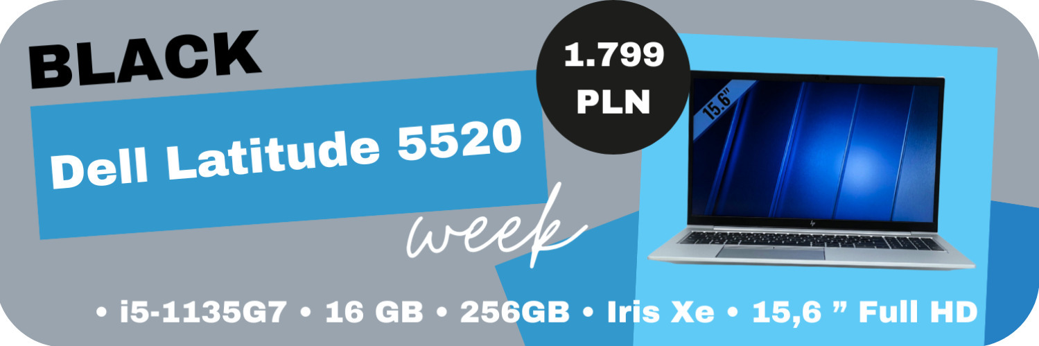 5520 • i5-1135G7 • 16 GB • 256GB • Iris Xe • 15,6 ” Full HD