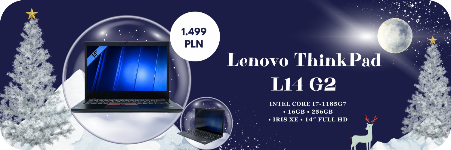 Lenovo ThinkPad L14 G2 • Intel Core i7-1185G7 • 16GB • 256GB • Iris Xe • 14″ Full HD