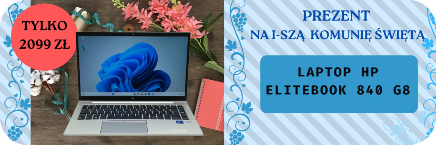 Laptop HP EliteBook 840 G8 • i7-1165G7 • 16GB • 512 GB • Iris Xe • 14.1″ Full HD