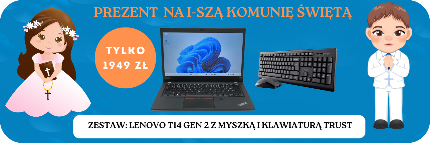 zestaw: Lenovo T14 Gen 2 z myszką i klawiaturą Trust