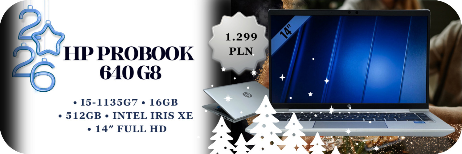 Laptop HP ProBook 640 G8 • i5-1135G7 • 16GB • 512GB • Intel Iris Xe • 14″ Full HD
