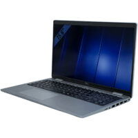 Dell Latitude 5520 widok pod kątem z prawej strony prezentujący porty HDMI, USB oraz złącze sieciowe