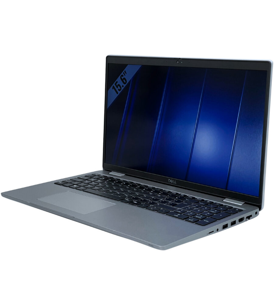 Dell Latitude 5520 widok pod kątem z prawej strony prezentujący porty HDMI, USB oraz złącze sieciowe