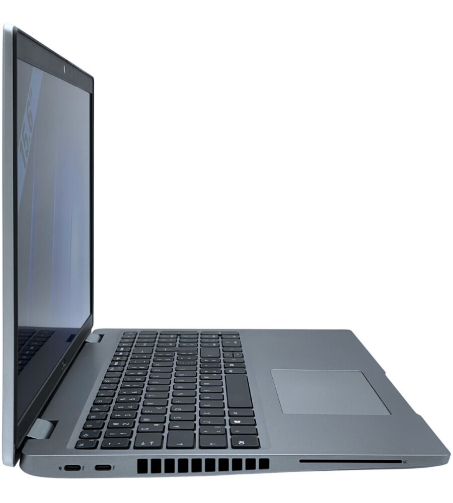 Dell Latitude 5520 profil lewego boku obudowy ze złączami komunikacyjnymi
