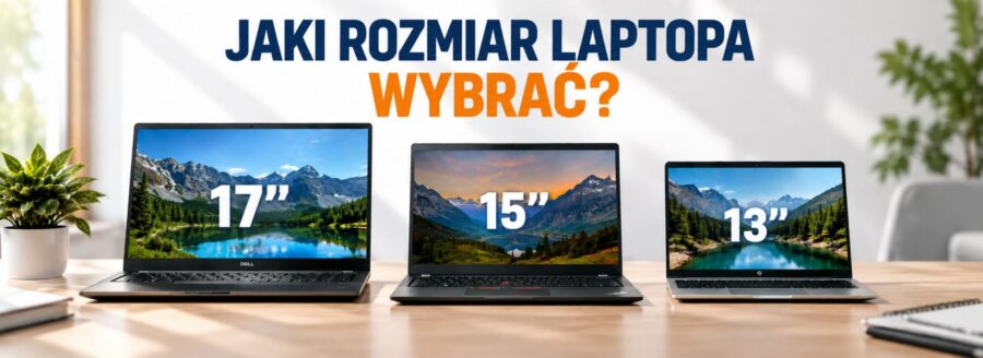 Jaki rozmiar laptopa wybrać – 13, 15 czy 17 cali?