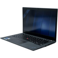 Lenovo ThinkPad T14s Gen 2 – prawy bok pod kątem Lenovo ThinkPad T14s Gen 2 widok pod kątem z prawej strony złącze USB i otwór chłodzenia