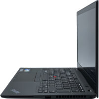 Lenovo ThinkPad T14s Gen 2 – porty z prawej strony Lenovo ThinkPad T14s Gen 2 prawy bok obudowy port USB 3.2 i blokada bezpieczeństwa
