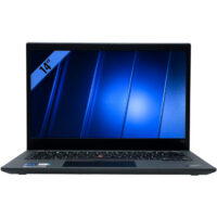 Lenovo ThinkPad T14s Gen 2 – widok od przodu Lenovo ThinkPad T14s Gen 2 widok od przodu z otwartym ekranem Full HD