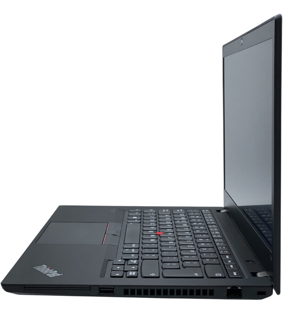 Lenovo ThinkPad T14 Gen 1 widok z prawej strony obudowy port LAN RJ-45 i USB 3.2
