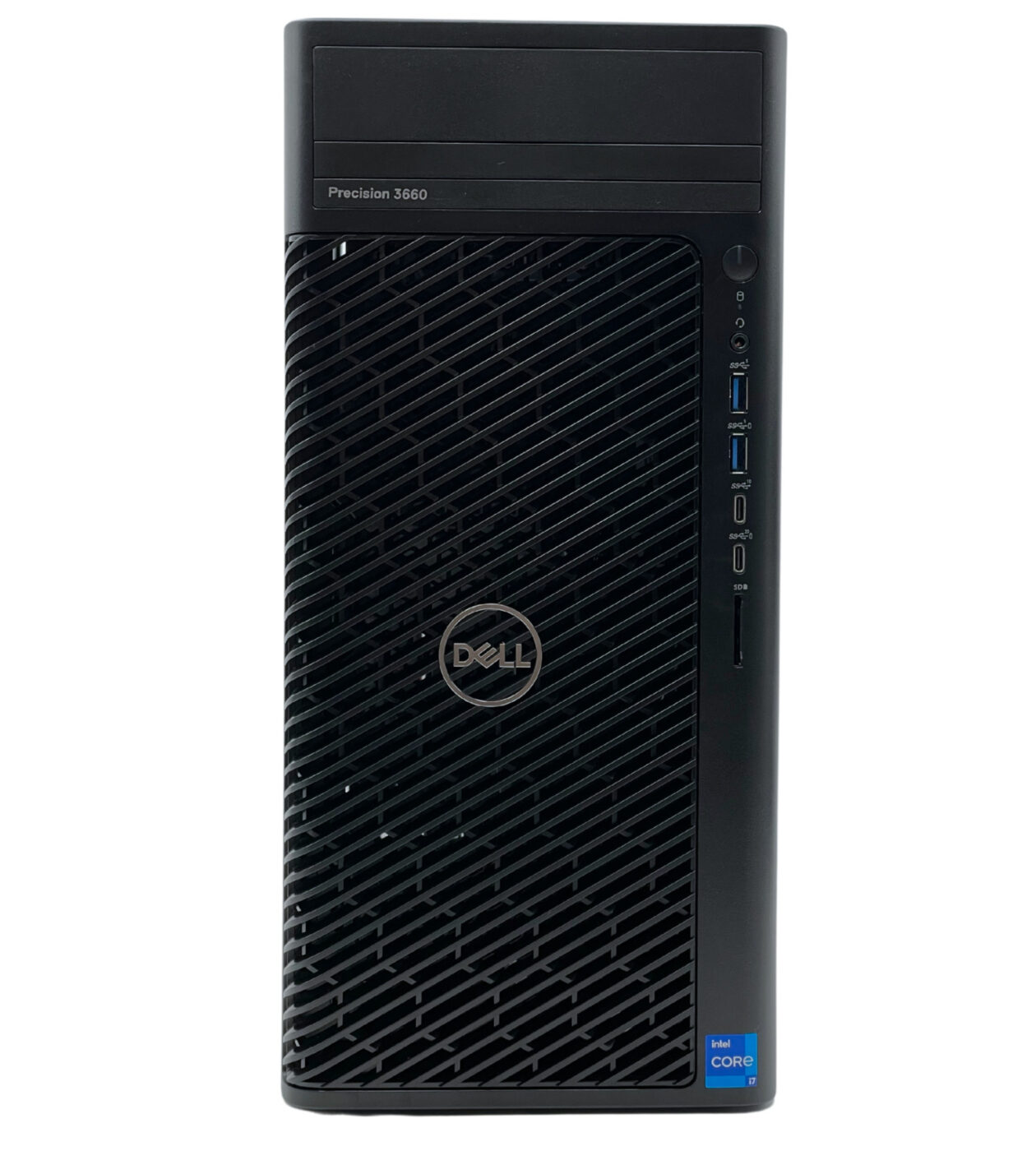 Dell Precision 3660 widok od przodu obudowy