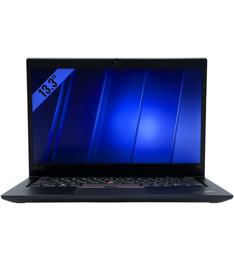 Lenovo ThinkPad X13 Gen 1 widok z przodu z otwartym ekranem