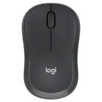 Logitech M240 Bluetooth Graphite – widok od przodu Mysz bezprzewodowa Logitech M240 Bluetooth Graphite widok od przodu obudowa biznesowa