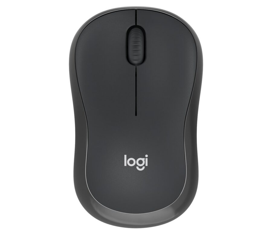 Logitech M240 Bluetooth Graphite – widok od przodu Mysz bezprzewodowa Logitech M240 Bluetooth Graphite widok od przodu obudowa biznesowa