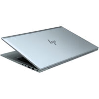 HP EliteBook 850 G7 zamknięta obudowa widok z góry srebrna aluminiowa klapa logo HP