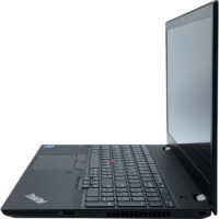 Lenovo ThinkPad T15 Gen 2 – prawy profil laptopa Lenovo ThinkPad T15 Gen 2 widok z prawej strony z portami profil