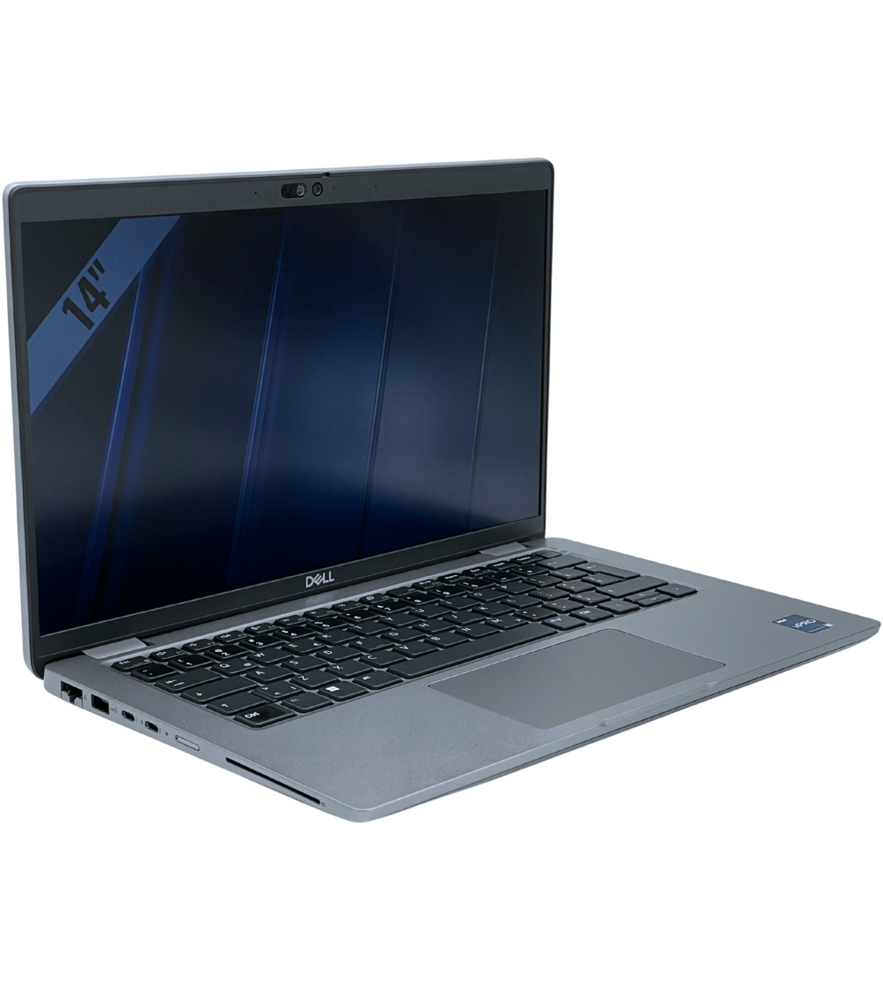 Dell Latitude 5440 widok z lewej strony pod kątem z portami Thunderbolt 4