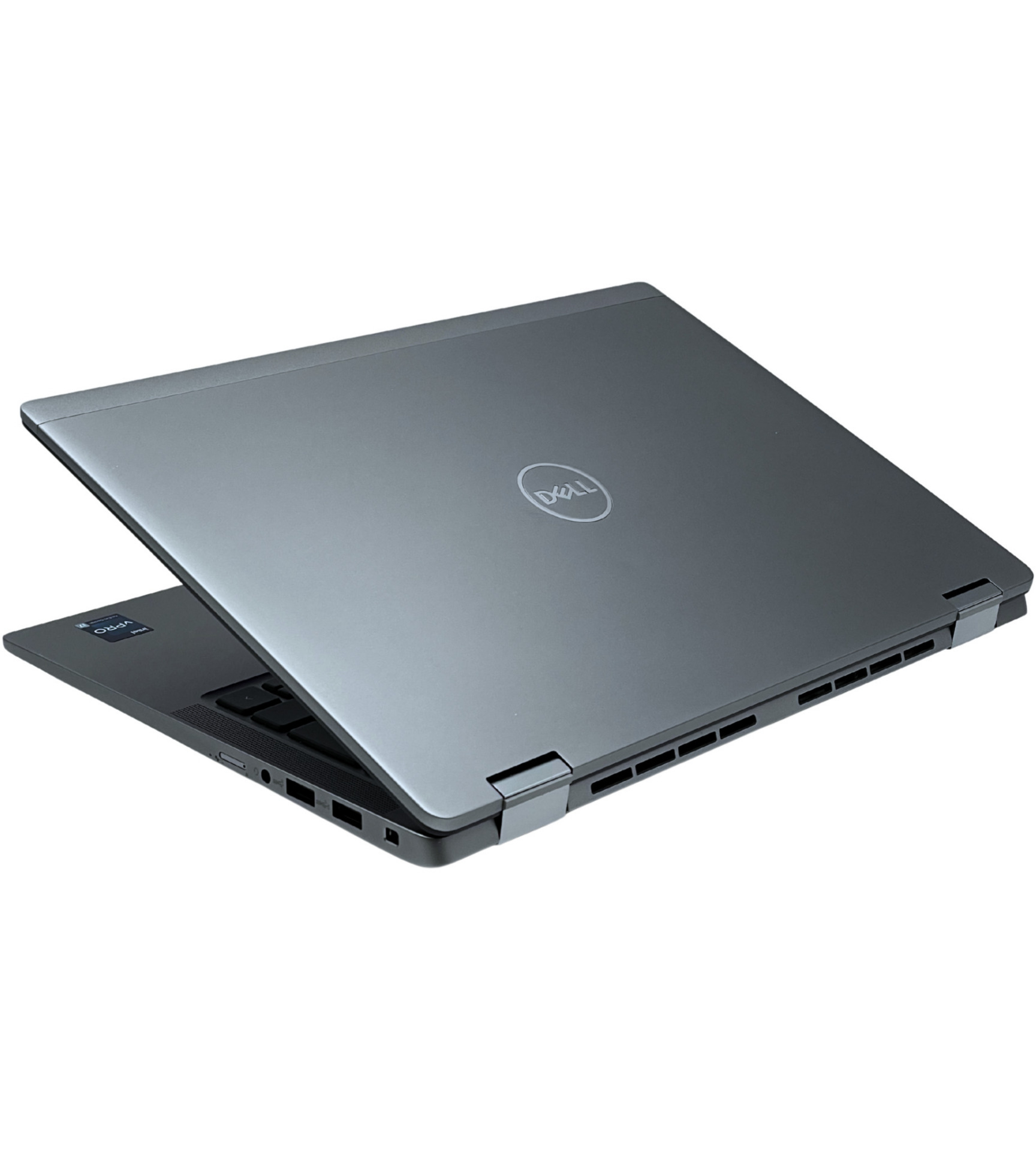 Dell Latitude 7440 2w1 zamknięta obudowa logotyp Dell aluminium