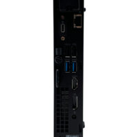 Dell Optiplex 7010 Micro – tylny panel złączy Dell Optiplex 7010 Micro porty z tyłu DisplayPort HDMI LAN USB i antena Wi-Fi