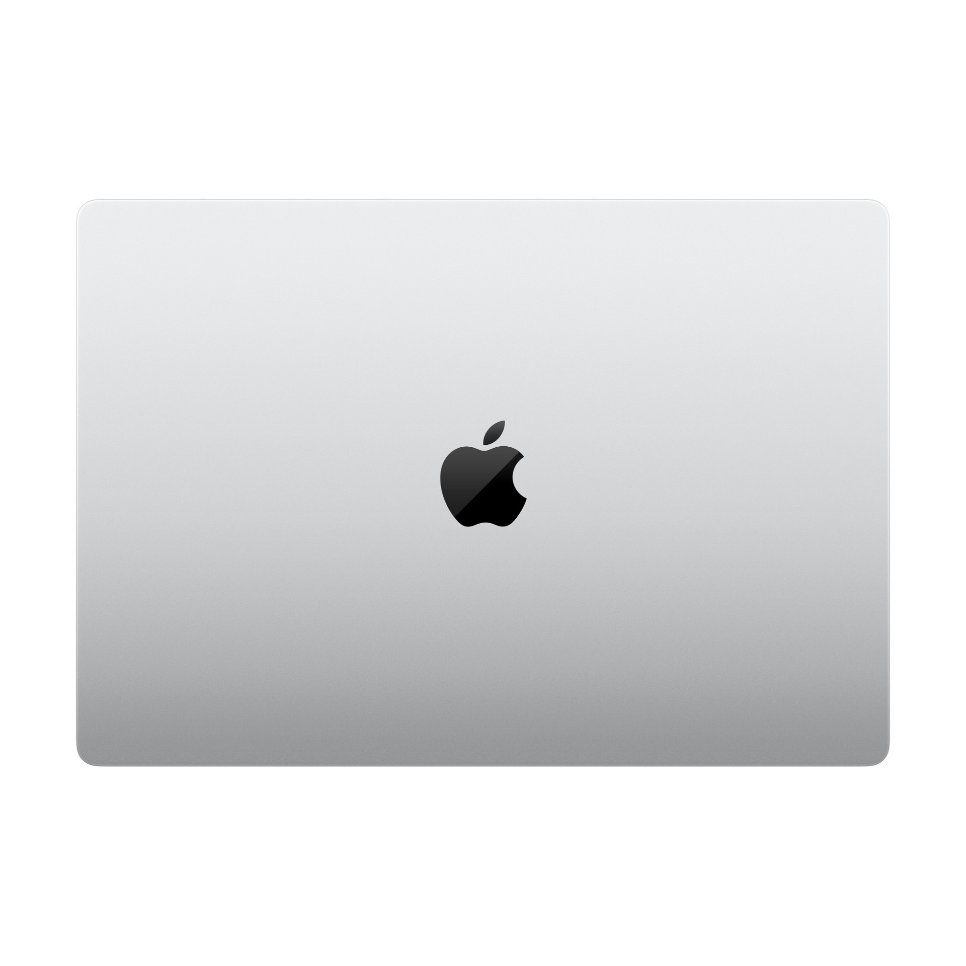 Laptop Apple MacBook Pro 16 A2991 od tyłu na klapę zamkniętą logo Apple Silver