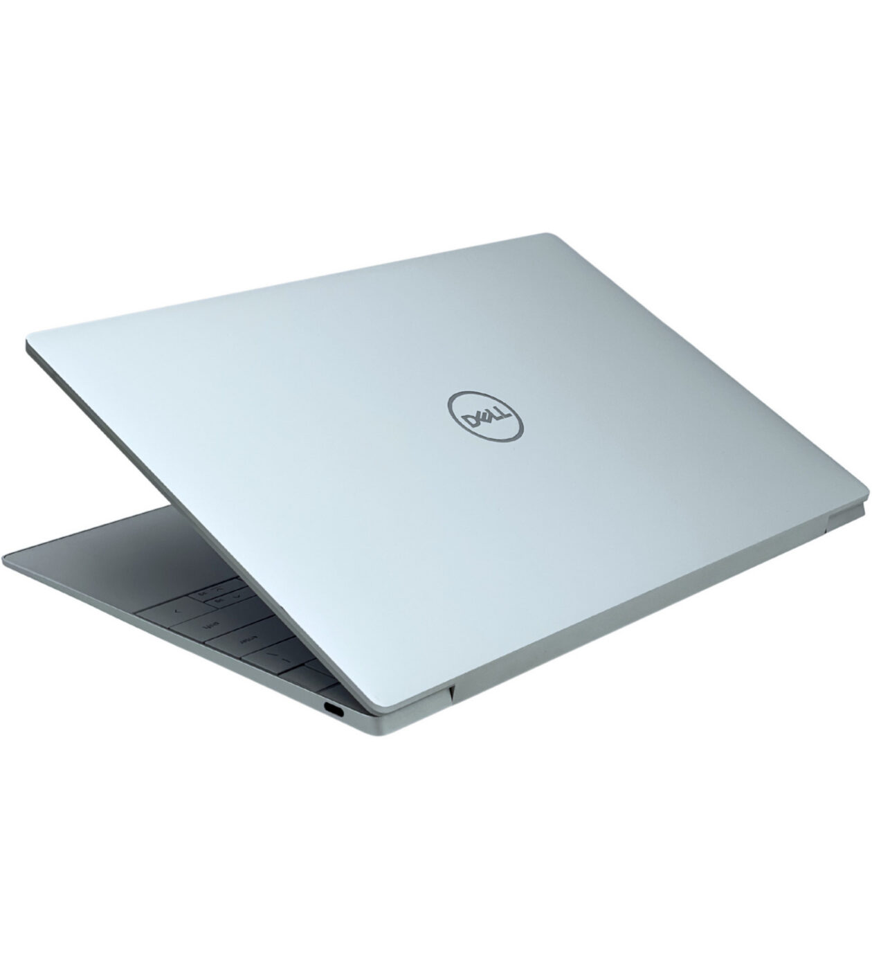 Dell XPS 13 9320 zamknięta obudowa z góry z centralnym logo Dell