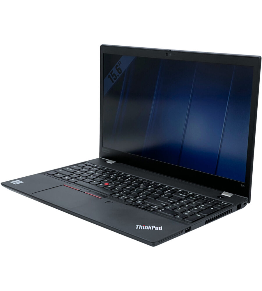Lenovo ThinkPad T15 Gen 1 widok z prawej strony pod kątem
